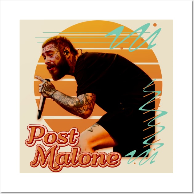 Post Malone | Hiphop Wall Art by Nana On Here